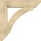 Ekena Millwork Thorton Slat Rough Sawn Bracket w/ Offset Brace, Douglas Fir, 8"W x 34"D x 34"H BKT0806X34X34THR06RDF - alternate 4